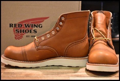 【7D 箱付 未使用 23年】レッドウィング 8089 アイアンレンジャー オロレガシー 茶 編み上げ レースアップ ブーツ redwing HOPESMORE
