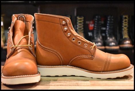 【7D 箱付 未使用 23年】レッドウィング 8089 アイアンレンジャー オロレガシー 茶 編み上げ レースアップ ブーツ redwing HOPESMORE