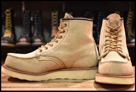 【4.5D 良品 09年】レッドウィング 8173 スエード アイリッシュセッター ホーソーン ラフアウト モックトゥ ブーツ redwing HOPESMORE