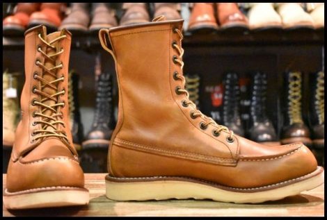 【7.5D 箱付 良品 10年】レッドウィング 877 ロング アイリッシュセッター 茶 オロイジナル レースアップ ブーツ redwing HOPESMORE