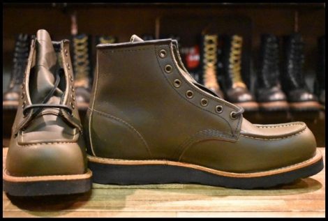 【9D 箱付 未使用 23年】レッドウィング 8828 アルパインポーテージ 深緑 アイリッシュセッター モックトゥ ブーツ redwing HOPESMORE