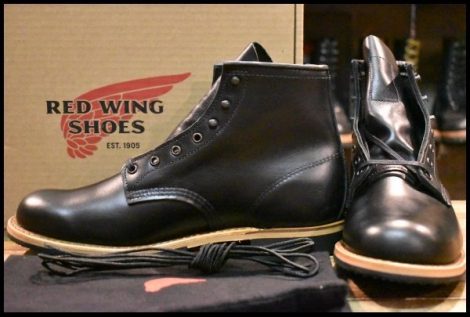 【9D 箱付 未使用 25年】レッドウィング 9423 ベックマン 黒 ブラック エクスカリバー プレーントゥ 9414 9014 ブーツ redwing HOPESMORE