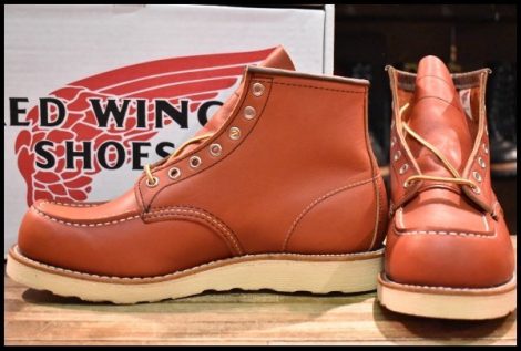 【9.5E 箱付 未使用 犬タグ復刻 19年】レッドウィング 8875 アイリッシュセッター 赤茶 オロラセット モックトゥ ブーツ redwing HOPESMORE