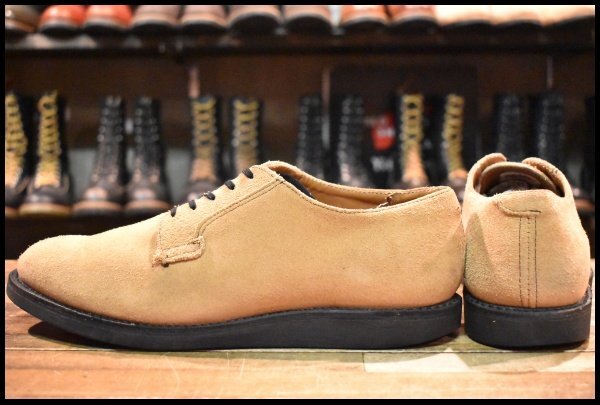 希少 REDWING レッドウィング 9103 スウェード ポストマン10D 10.5D 良品 13年】レッドウィング 9103 ポストマン オックスフォード