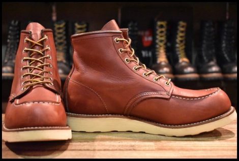 【9D 良品 12年】レッドウィング 9106 アイリッシュセッター 赤茶 レッド ブラウン モックトゥ 8875 ブーツ redwing HOPESMORE