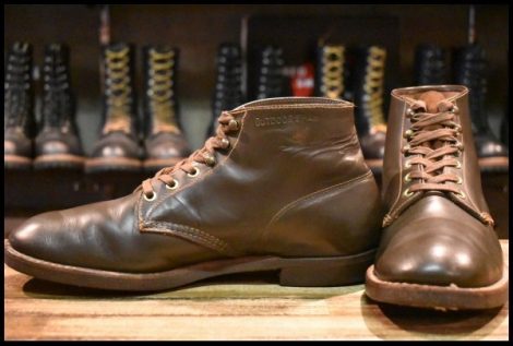 【9.5C 良品 70’S】OUTDOORSMAN アウトドアーズマン ビンテージ ワークブーツ M505-3 ブラウン ヴィンテージ ブーツ 8161 HOPESMORE