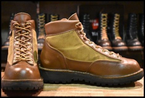 【7.5EE 良品 白タグ】Danner ダナーライト3 33234 茶 ブラウン カーキ ゴアテックス GORE-TEX レースアップ 編み上げ ブーツ HOPESMORE