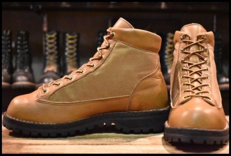 【7.5E 良品 黒タグ】Danner ダナーライト 3042 ブラウン ゴアテックス GORE-TEX ビンテージ 30420X ブーツ HOPESMORE