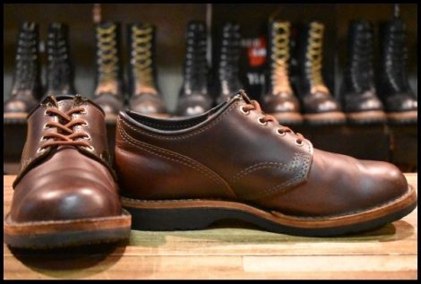 【7.5E 箱付 良品】WESCO ウエスコ カスタムJHクラシックス オックスフォード バーガンディ ジョンヘンリー ブーツ HOPESMORE