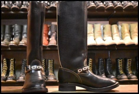 【10C 箱付 未使用 リミテッド 限定 23年】WESCO ウエスコ カスタムボス エンジニア ホースハイド 16インチハイト ロング ブーツ HOPESMORE