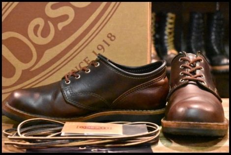 【7.5E 箱付 良品】WESCO ウエスコ カスタムJHクラシックス オックスフォード バーガンディ ジョンヘンリー ブーツ HOPESMORE