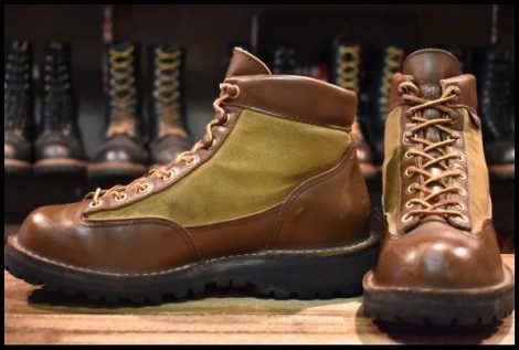 【7.5EE 良品 白タグ】Danner ダナーライト3 33234 茶 ブラウン カーキ ゴアテックス GORE-TEX レースアップ 編み上げ ブーツ HOPESMORE