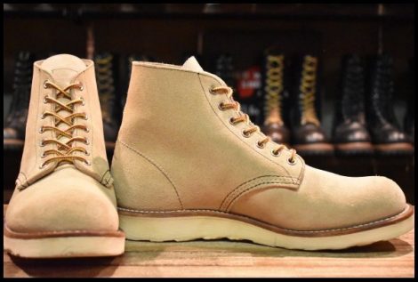【8E 良品 11年】レッドウィング 8167 スエード アイリッシュセッター ホーソーンアビレーンラフアウト ベージュ ブーツ redwing HOPESMORE