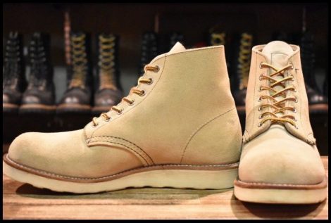 【8E 良品 11年】レッドウィング 8167 スエード アイリッシュセッター ホーソーンアビレーンラフアウト ベージュ ブーツ redwing HOPESMORE