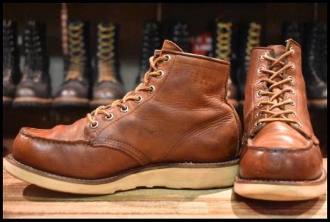 【6D 良品 AMERICAタグ スクエアステッチ】レッドウィング 875 アイリッシュセッター 編み上げ 70’S ビンテージ ブーツ HOPESMORE