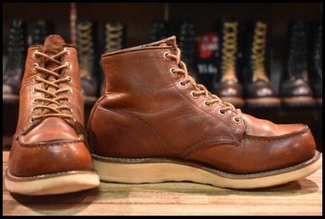 【6D 良品 AMERICAタグ スクエアステッチ】レッドウィング 875 アイリッシュセッター 編み上げ 70’S ビンテージ ブーツ HOPESMORE