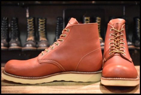 【8D 良品 10年】レッドウィング 8166 アイリッシュセッター 赤茶 オロラセット プレーントゥ 編み上げ ブーツ redwing HOPESMORE