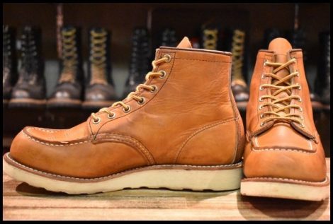 【8.5D 良品 13年】レッドウィング 875 アイリッシュセッター 茶 オロレガシー モック 編み上げ レースアップ ブーツ redwing HOPESMORE