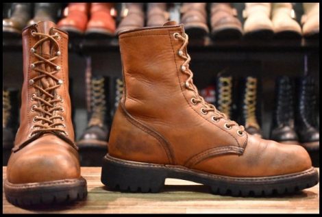 【8.5C 良品 旧犬タグ 83年5月刻印】レッドウィング 899 アイリッシュセッター ビブラム オロラセット ブーツ redwing HOPESMORE