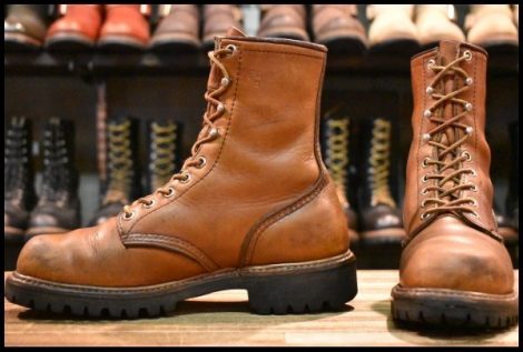 【8.5C 良品 旧犬タグ 83年5月刻印】レッドウィング 899 アイリッシュセッター ビブラム オロラセット ブーツ redwing HOPESMORE