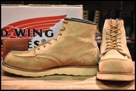 【8E 箱付 良品 羽タグ】レッドウィング 8173 スエード アイリッシュセッター ラフアウト 編み上げ レースアップ ブーツ redwing HOPESMORE