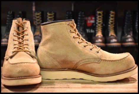 【8E 箱付 良品 羽タグ】レッドウィング 8173 スエード アイリッシュセッター ラフアウト 編み上げ レースアップ ブーツ redwing HOPESMORE