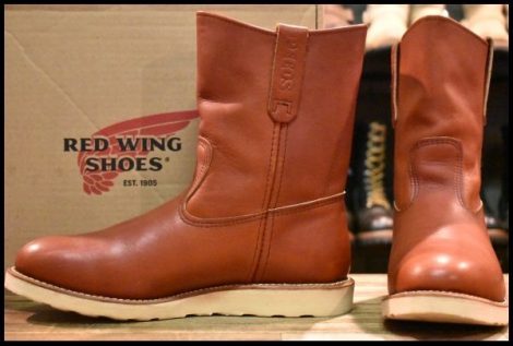 【9E 箱付 良品 14年】レッドウィング 8866 ペコス 赤茶 オロラセット クッションソール ブーツ redwing HOPESMORE