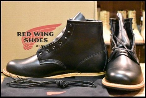 【9D 箱付 未使用 25年】レッドウィング 9423 ベックマン 黒 ブラック エクスカリバー プレーントゥ 9414 9014 ブーツ redwing HOPESMORE