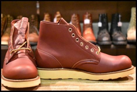 【7D 箱付 DEAD 犬タグ 99年】レッドウィング 8166 アイリッシュセッター 赤茶 オロラセット プレーントゥ ブーツ redwing HOPESMORE