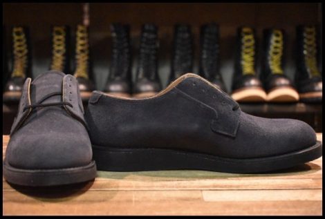 【8D 箱付 未使用 BEAMS別注 13年】レッドウィング 9110 ネイビースエード オックスフォード ラフアウ ビームス redwing HOPESMORE