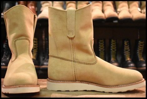 【9.5E 未使用 25年】レッドウィング 8168 スエード ペコス ホーソーンアビレーンラフアウト ブーツ redwing HOPESMORE