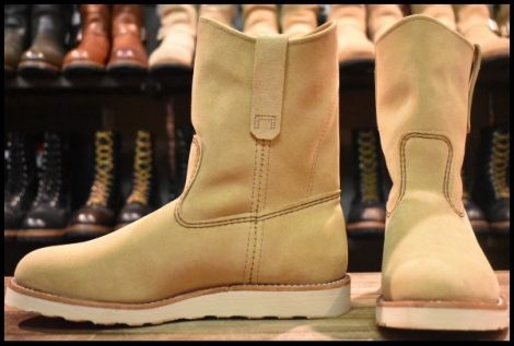 【9.5E 未使用 25年】レッドウィング 8168 スエード ペコス ホーソーンアビレーンラフアウト ブーツ redwing HOPESMORE