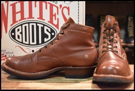 【9E 箱付 良品】WHITE’S ホワイツ セミドレス 2332W ブラウン ウォーターバッファロー ビブラム269シングル ブーツ HOPESMORE