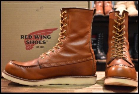 【10D 箱付 良品 17年】レッドウィング 877 ロング アイリッシュセッター 茶 オロレガシー レースアップ ブーツ redwing HOPESMORE