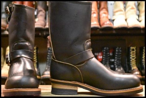 【6.5D 箱付 DEAD PT91プリント 96年】レッドウィング 2268 エンジニア ブラッククローム スチールトゥ ブーツ redwing HOPESMORE