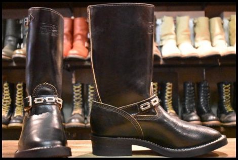 【10C 箱付 未使用 リミテッド 限定 23年】WESCO ウエスコ カスタムボス チェーンスポッツ エンジニア ホースハイド ブーツ HOPESMORE