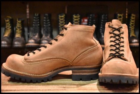 【10D 良品 旧ロゴ 98年】WESCO ウエスコ カスタムジョブマスターLTT バーラップ 5インチハイト ビブラム100シングル ブーツ HOPESMORE