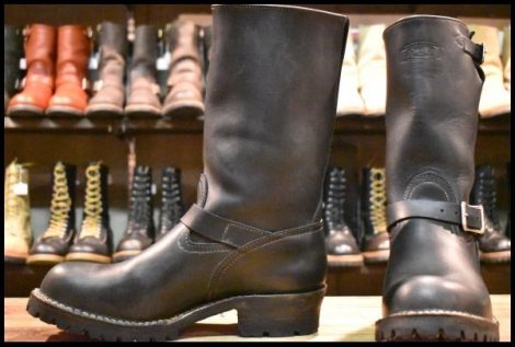 【11E 良品 12年】WESCO ウエスコ ボス ブラック 黒 ビブラム100シングル 11インチハイト エンジニア ブーツ HOPESMORE