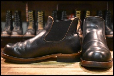 【8 良品】Danner ダナー ウエストサム サイドゴア ブーツ D1811 ホーウィン ブラック ブーツ HOPESMORE