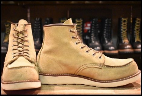 【10.5D 良品 22年】レッドウィング 8833 スエード アイリッシュセッター ホーソーン ラフアウト モック ブーツ redwing HOPESMORE