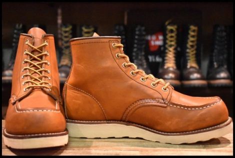 【8.5E 美品 19年】レッドウィング 875 アイリッシュセッター 茶 オロレガシー レースアップ 編み上げ ブーツ redwing HOPESMORE