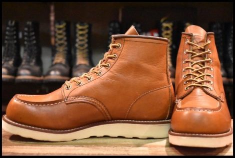 【8.5E 美品 17年】レッドウィング 875 アイリッシュセッター 茶 オロレガシー モックトゥ レースアップ ブーツ redwing HOPESMORE