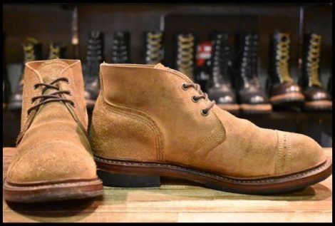 【8.5D 良品 ナイジェルケーボン別注 17年】レッドウィング 4632 マンソン チャッカ ミュールスキナー 短靴 色 ブーツ redwing HOPESMORE