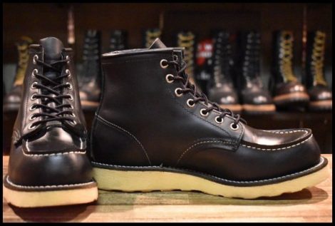 【7D 箱付 美品 06年】レッドウィング 8130 アイリッシュセッター 黒 ブラッククローム モックトゥ 8179 ブーツ redwing HOPESMORE