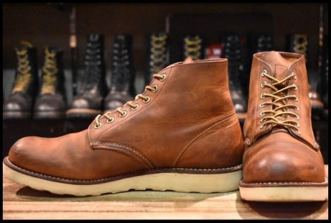 【10D 良品 12年】レッドウィング 9111 アイリッシュセッター 茶 カッパー ラフ＆タフ プレーントゥ 編み上げ ブーツ redwing HOPESMORE
