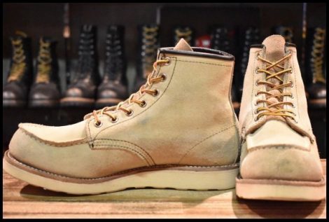 【8E 良品 09年】レッドウィング 8173 スエード アイリッシュセッター ホーソーン ラフアウト モックトゥ ブーツ redwing HOPESMORE