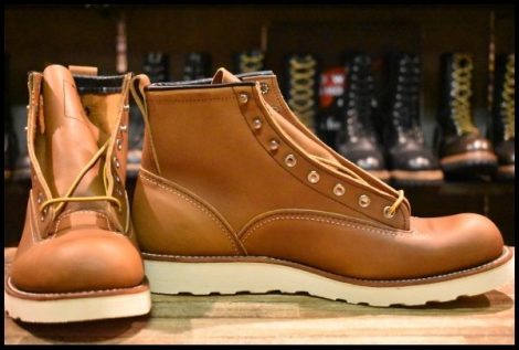【10D 箱付 未使用 11年】レッドウィング 2904 ラインマン 茶 ブラウン オロイジナル LTT 編み上げ レースアップ ブーツ redwing HOPESMORE