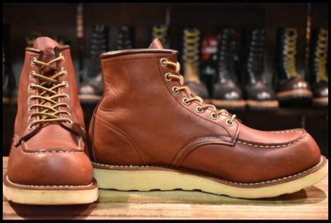 【8D 良品 12年】レッドウィング 9106 アイリッシュセッター 赤茶 レッド ブラウン モックトゥ 8875 ブーツ redwing HOPESMORE