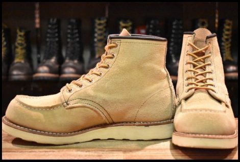 【7.5E 良品 11年】レッドウィング 8173 スエード アイリッシュセッター ホーソーン ラフアウト モックトゥ ブーツ redwing HOPESMORE