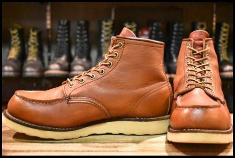 【9E 良品 羽タグ 03年】レッドウィング 8131 アイリッシュセッター 赤茶 オロラセット モックトゥ 8875 ブーツ redwing HOPESMORE